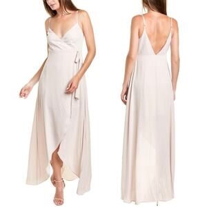 show me your mumu mariah wrap dress show me the ring chiffon women medium